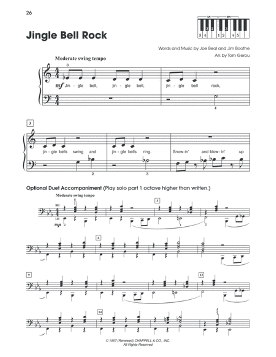 5 Finger Christmas Fun 5 Finger Christmas Fun Easy Piano scores gallery preview page 4