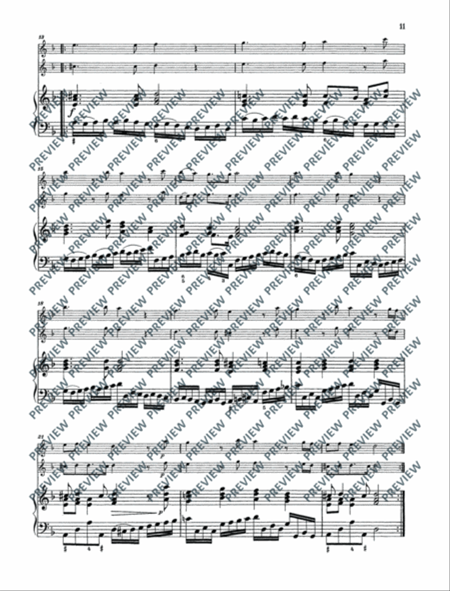 Twelve Chamber Sonatas Cello scores gallery preview page 12