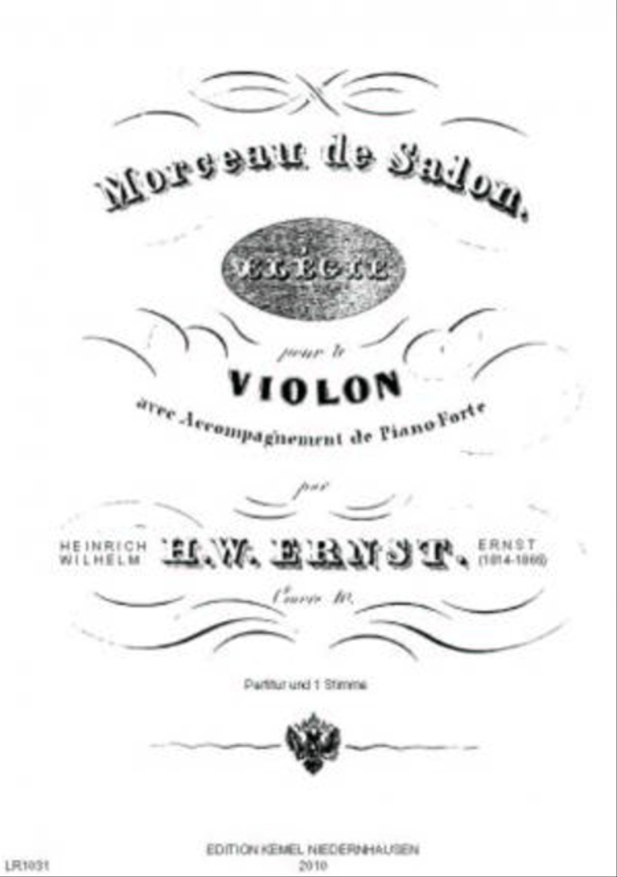 Elegie Violin Solo scores gallery preview page 1