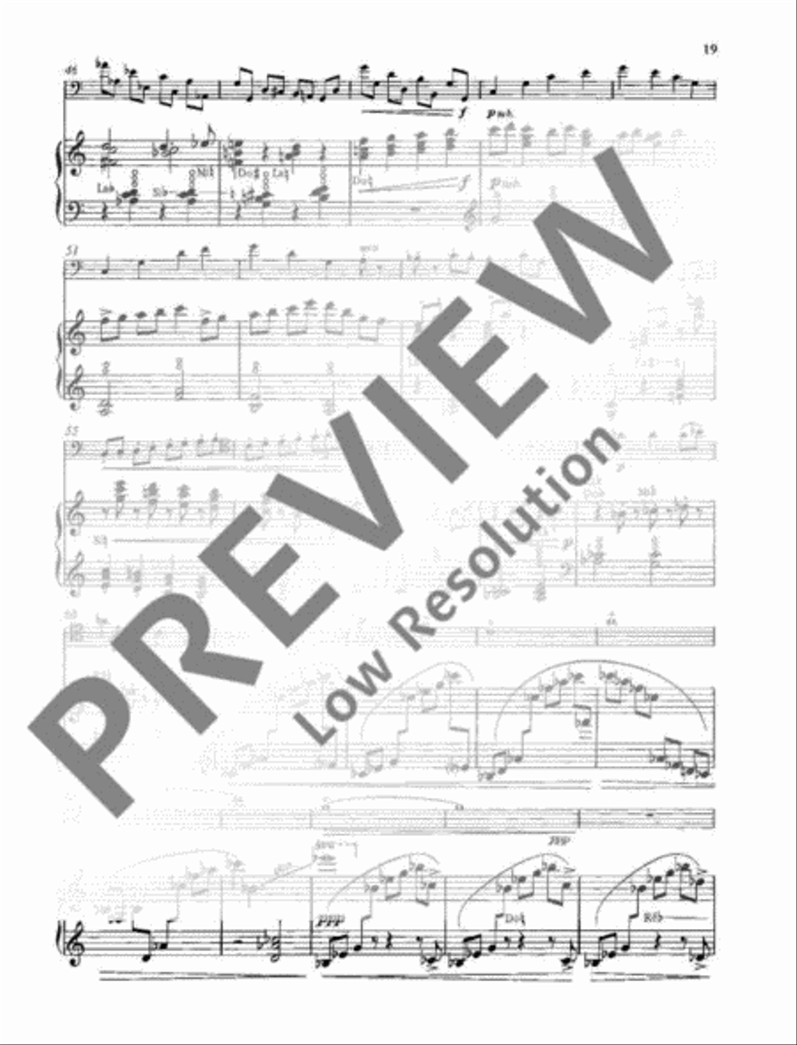 Duo baroque Double Bass scores gallery preview page 20