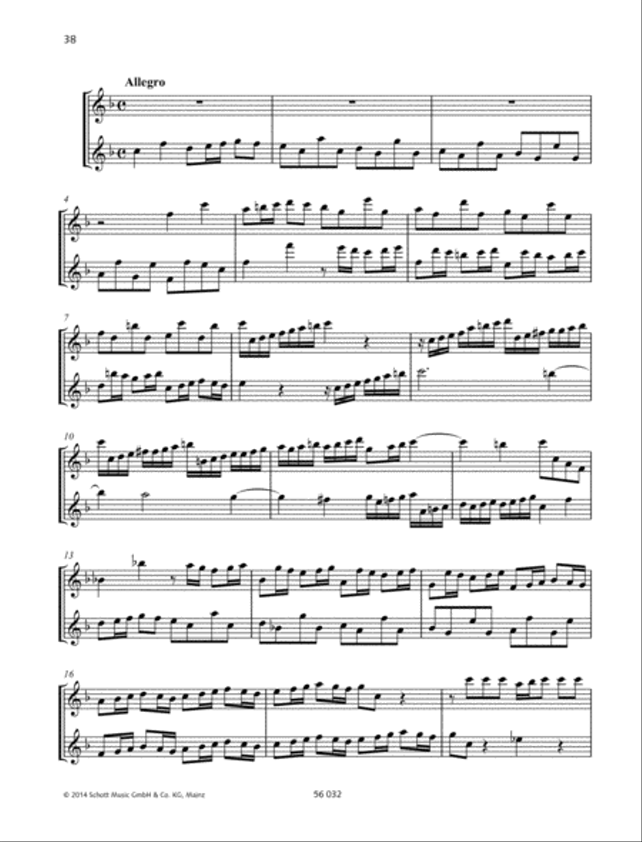 Sonata F major, TWV 40:102 Alto Recorder scores gallery preview page 3