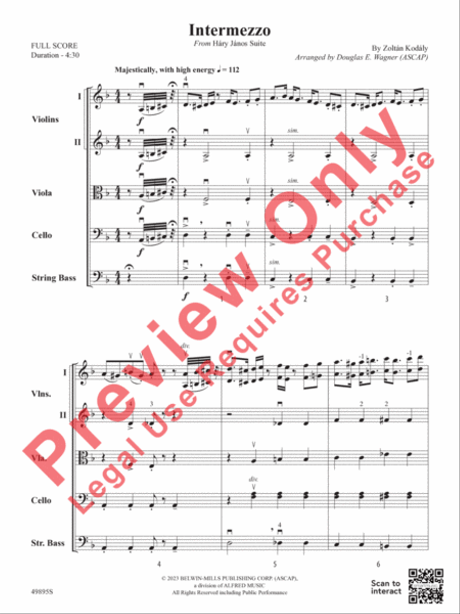Intermezzo String Orchestra scores gallery preview page 4