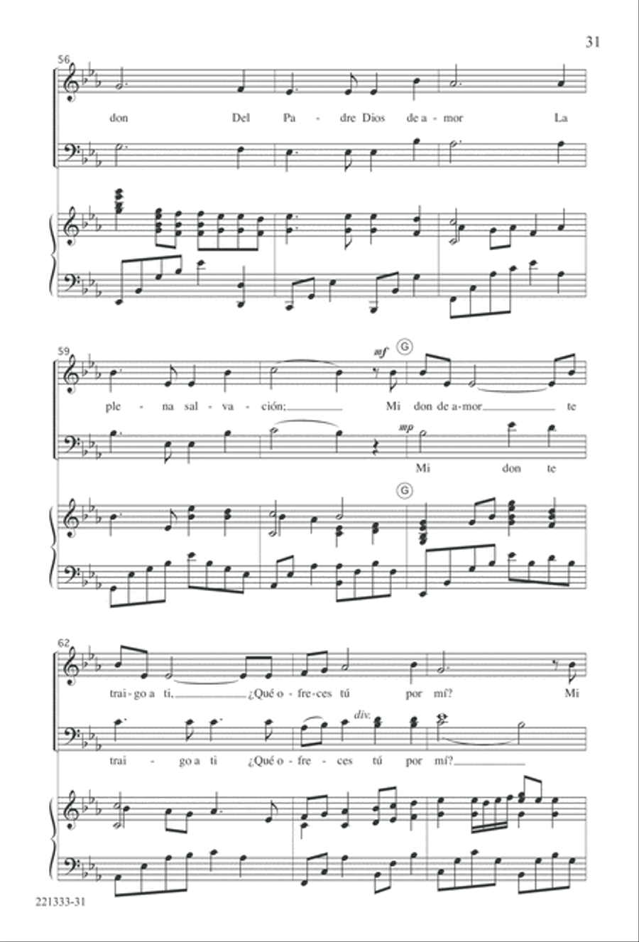 Siervos de Jesus Siervos de Jesus 4-Part scores gallery preview page 35