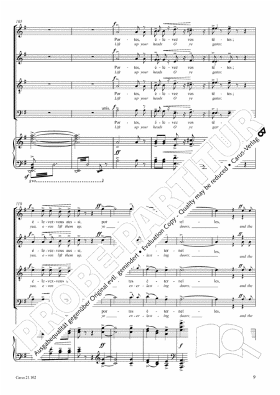 Psalm 24, LB 36 Psalm 24, LB 36 4-Part scores gallery preview page 14