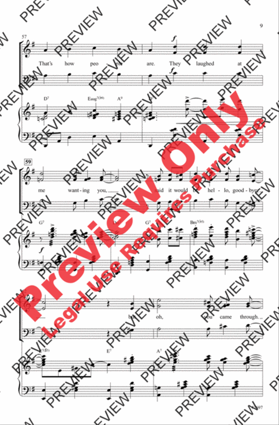 They All Laughed 3-Part scores gallery preview page 9