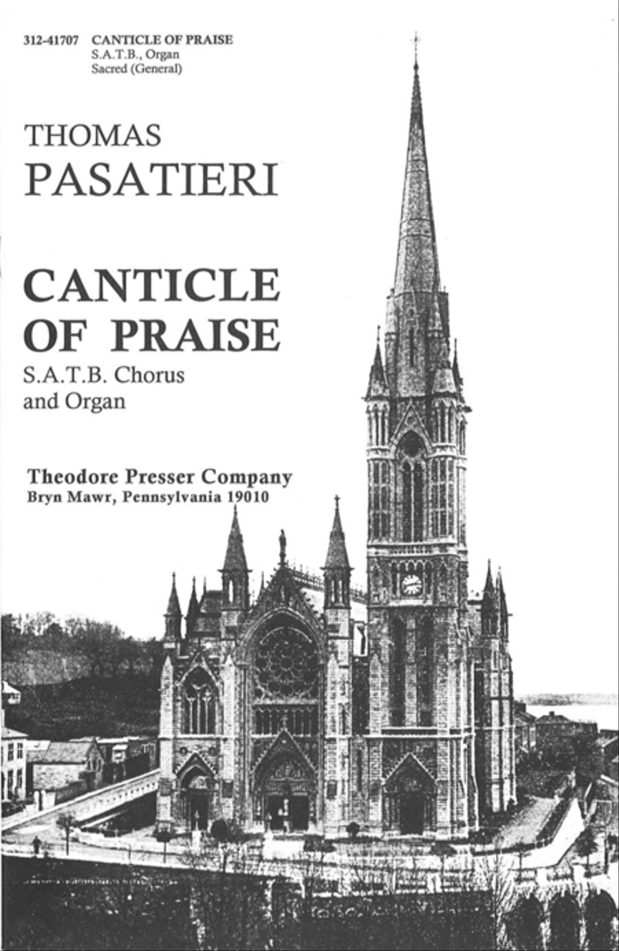 Canticle of Praise 4-Part scores gallery preview page 1