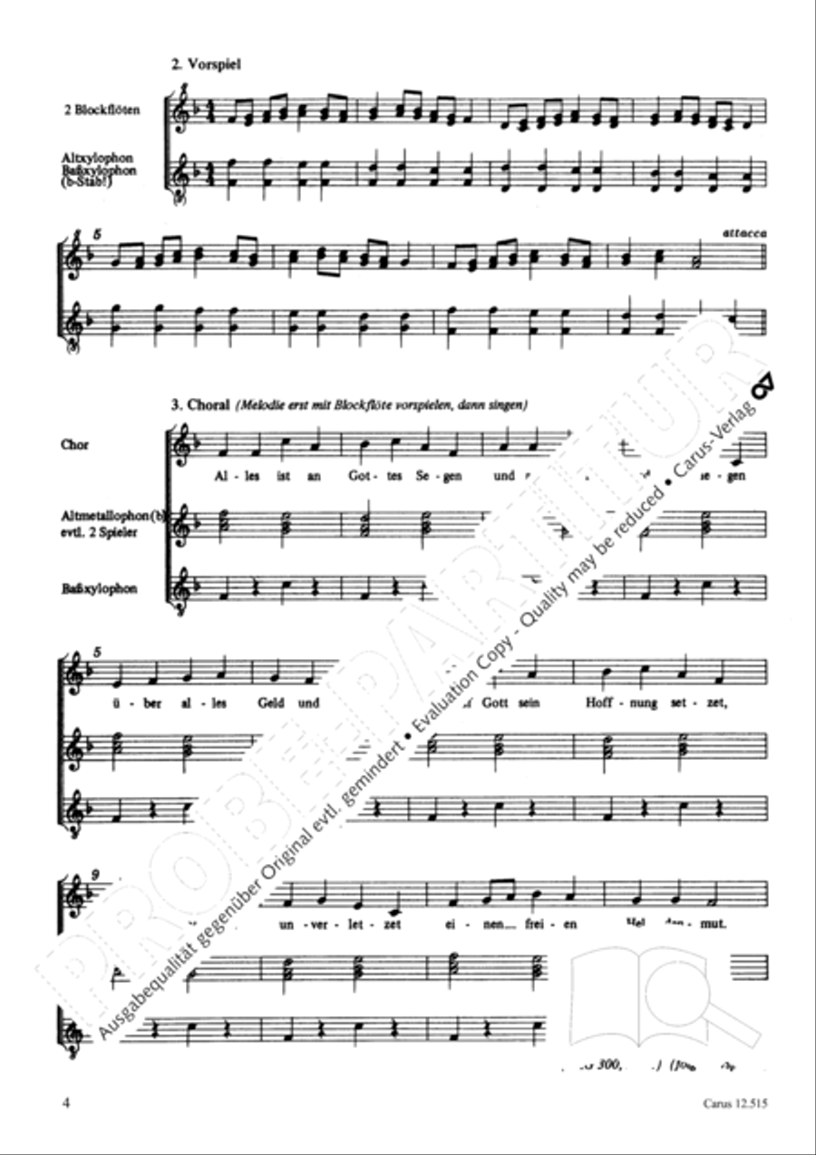 Der reiche Narr Der reiche Narr Unison Choir scores gallery preview page 5