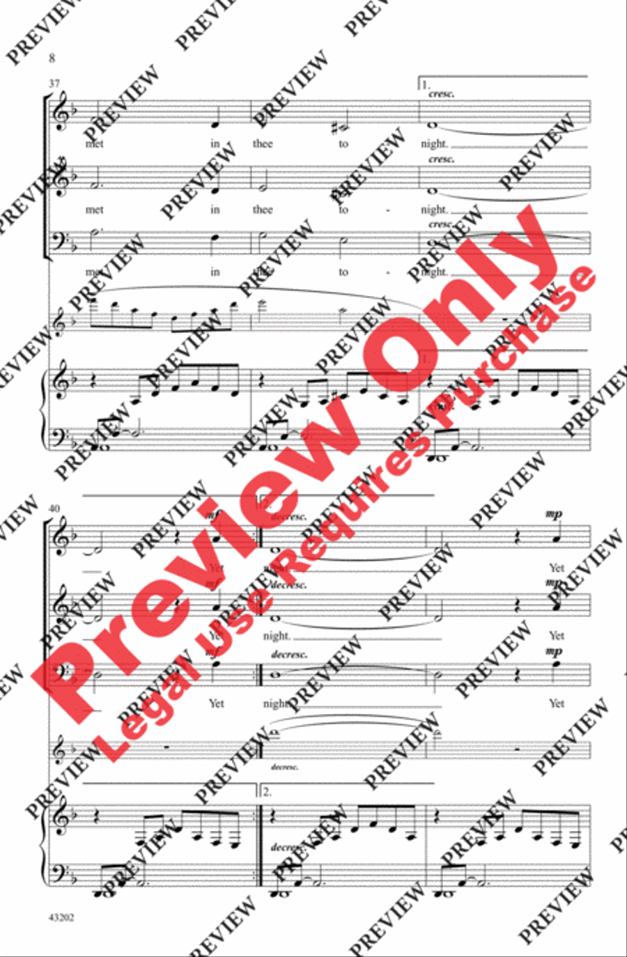 Prelude to Bethlehem 3-Part scores gallery preview page 8