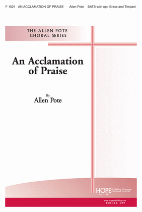 Book cover for Acclamation of Praise, An