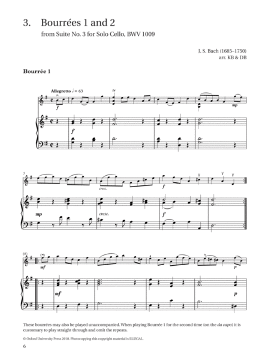 Bach for Violin Violin Solo scores gallery preview page 6