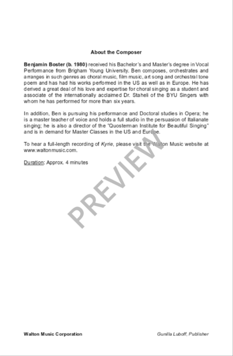 Kyrie (SATB divisi) Kyrie (SATB divisi) Divisi scores gallery preview page 3