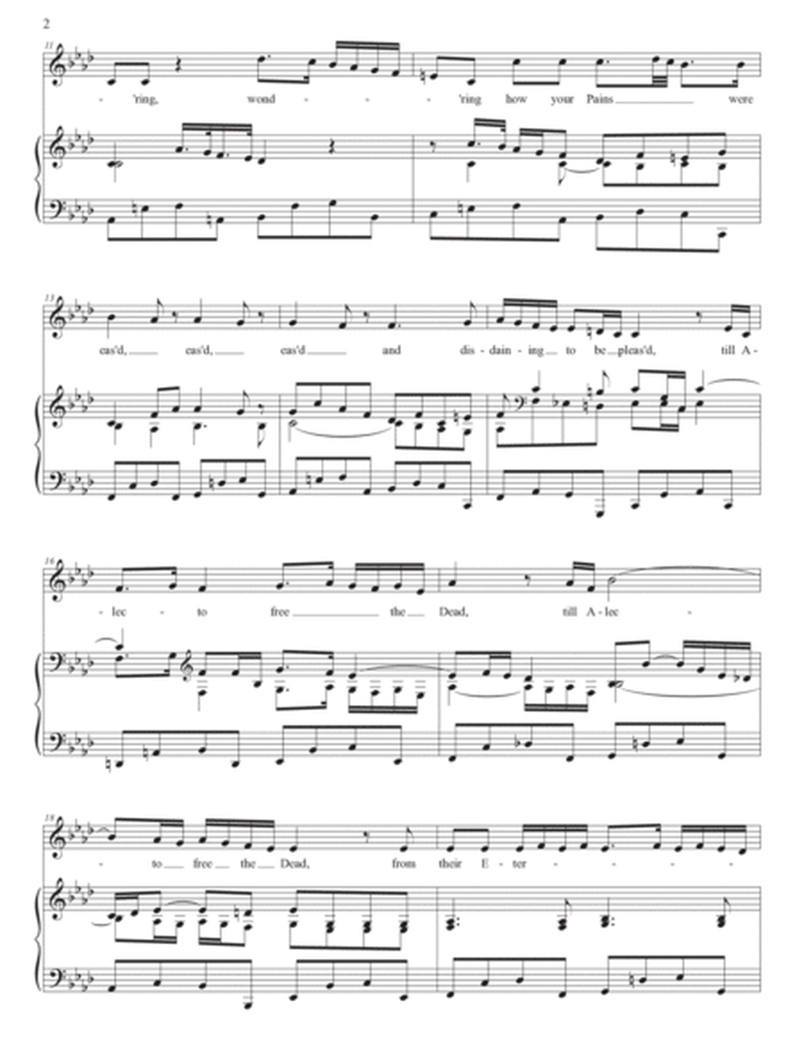 PURCELL: Musick for a while (transposed to F minor)