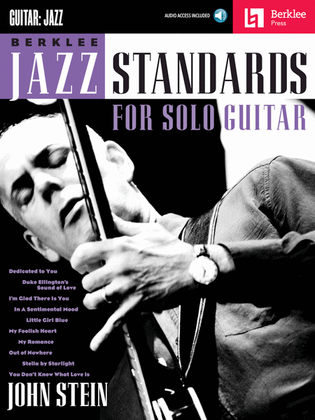 Book cover for Berklee Jazz Standards for Solo Guitar