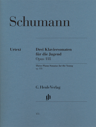 Book cover for 3 Piano Sonatas for the Young, Op. 118
