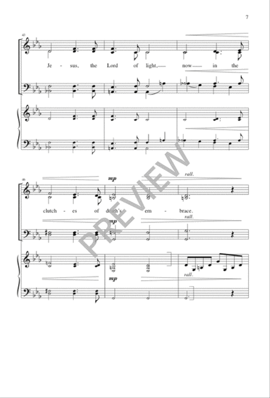 Come, Behold the Lamb Come, Behold the Lamb 4-Part scores gallery preview page 8