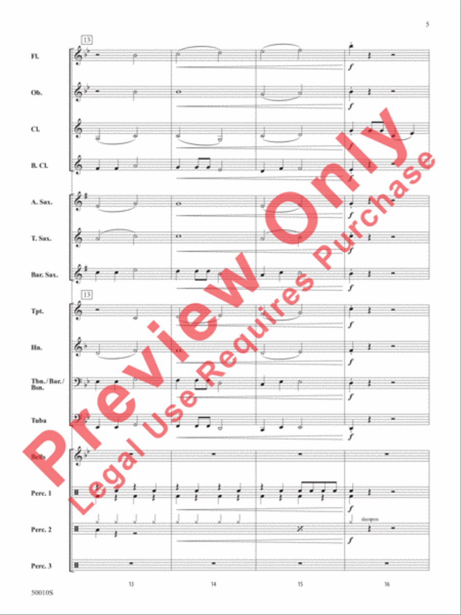 A Holiday Santa-bration Concert Band scores gallery preview page 6