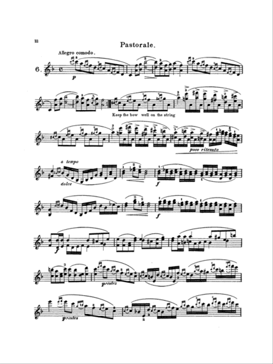 Dancla: Twenty Brilliant and Characteristic Etudes, Op. 73