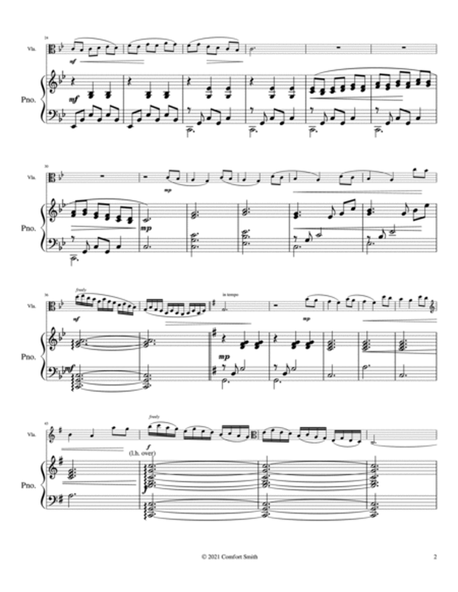 Dorian Song - for Viola and Piano image number null