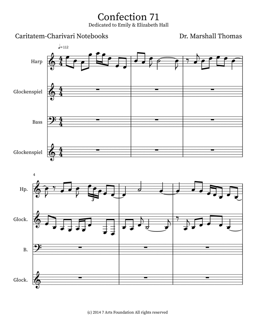 Confection 71 Double Bass scores gallery preview page 1