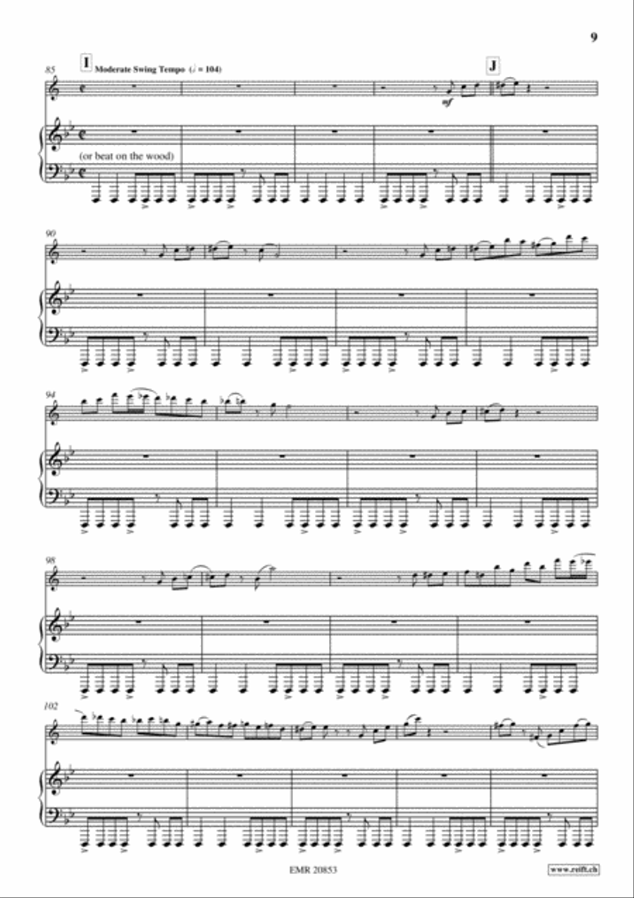 Concerto For Clarinet Concerto For Clarinet Clarinet Solo scores gallery preview page 9