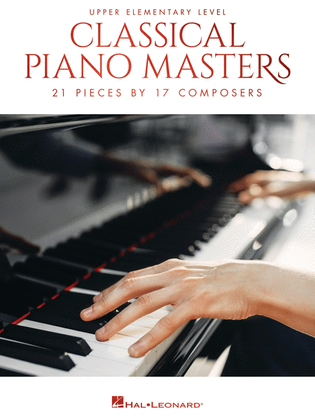 Book cover for Classical Piano Masters - Upper Elementary Level