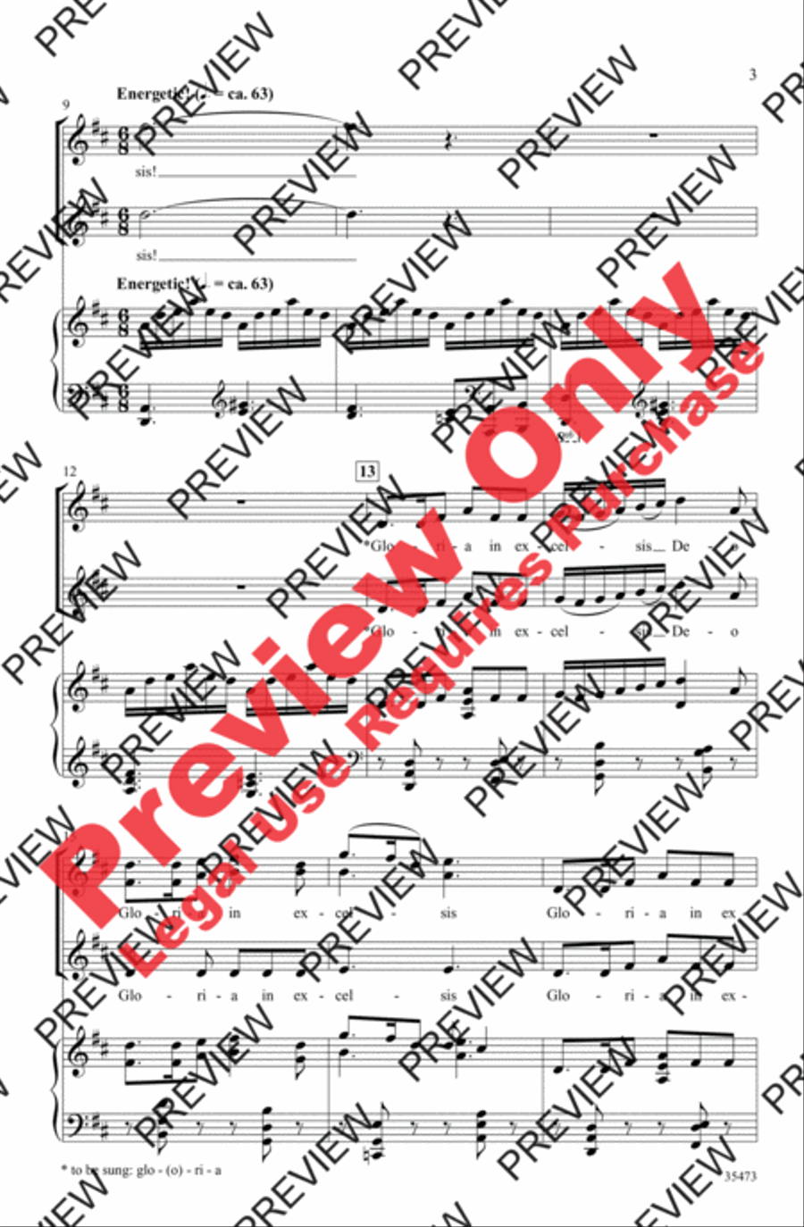 Gloria Women's Choir scores gallery preview page 3
