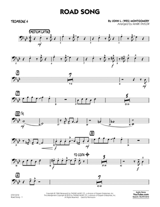 Road Song (arr. Mark Taylor) - Trombone 4