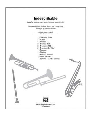 Book cover for Indescribable