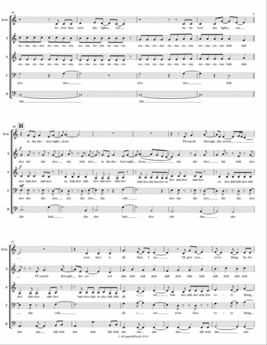 XO XO 4-Part scores gallery preview page 3