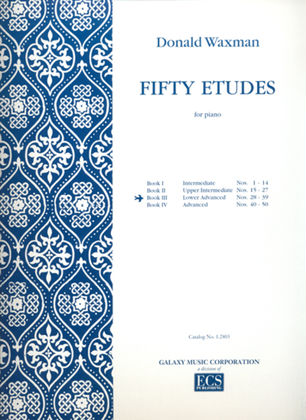 Fifty Etudes, Book 3