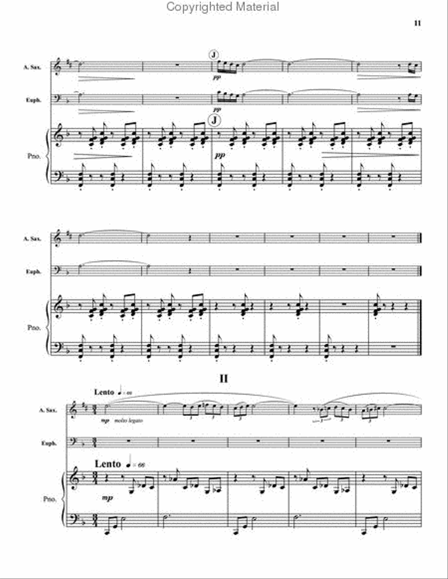 Conversations Saxophone scores gallery preview page 4