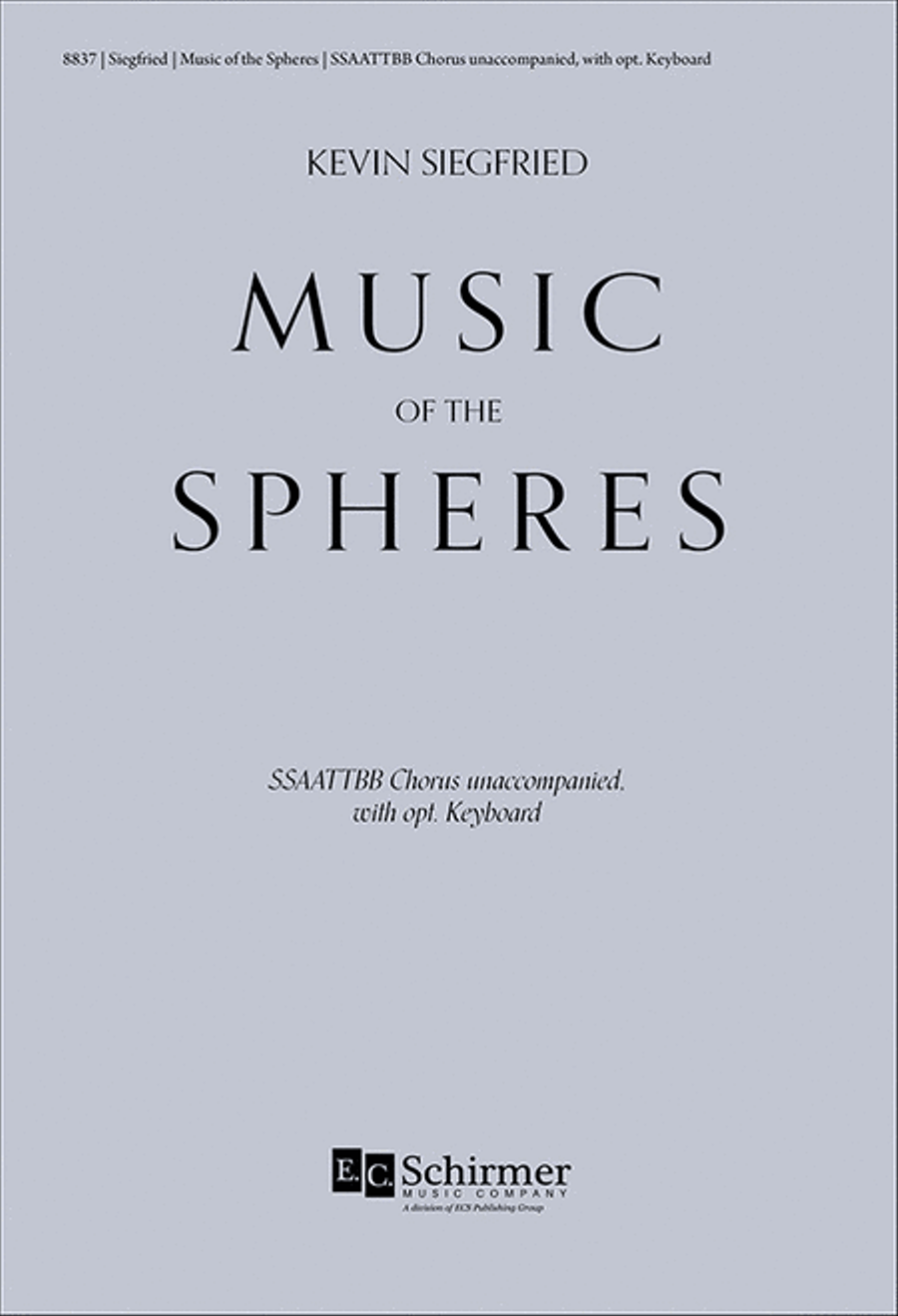 Music of the Spheres SSAATTBB scores gallery preview page 1