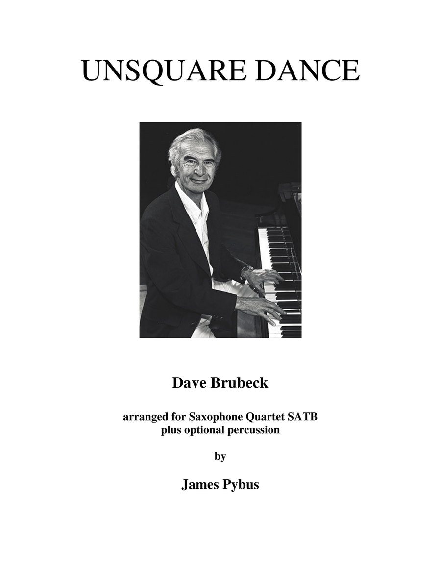 Unsquare Dance Saxophone Quartet scores gallery preview page 1