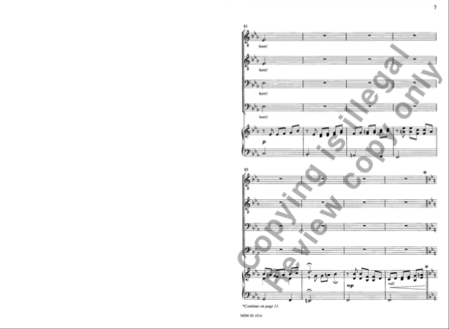 Silent Night TTBB scores gallery preview page 7