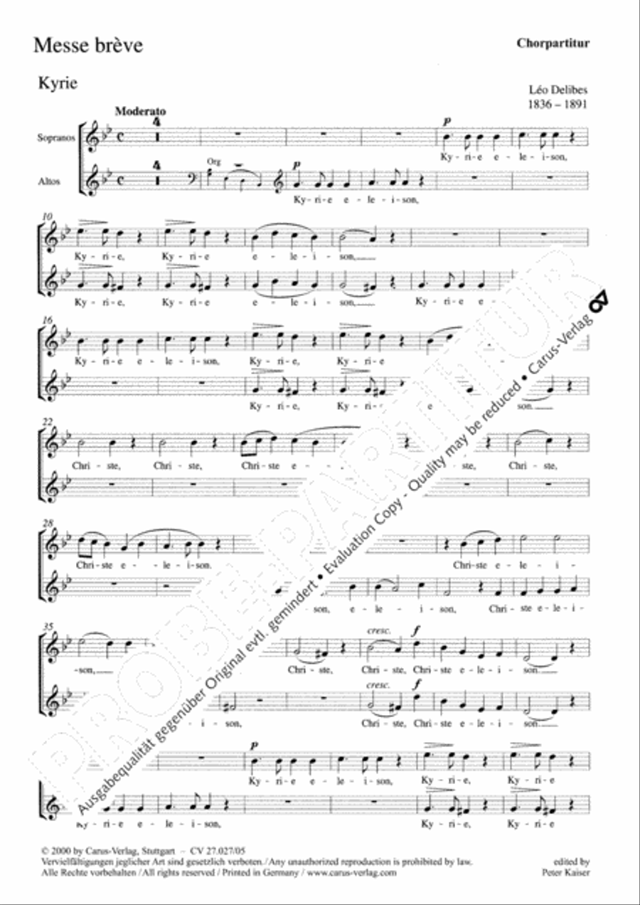 Messe breve SA scores gallery preview page 2