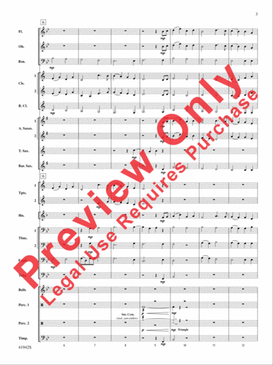 In My Garden Concert Band scores gallery preview page 4