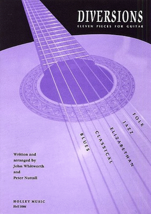 Book cover for Diversions 11 Pieces For Guitar