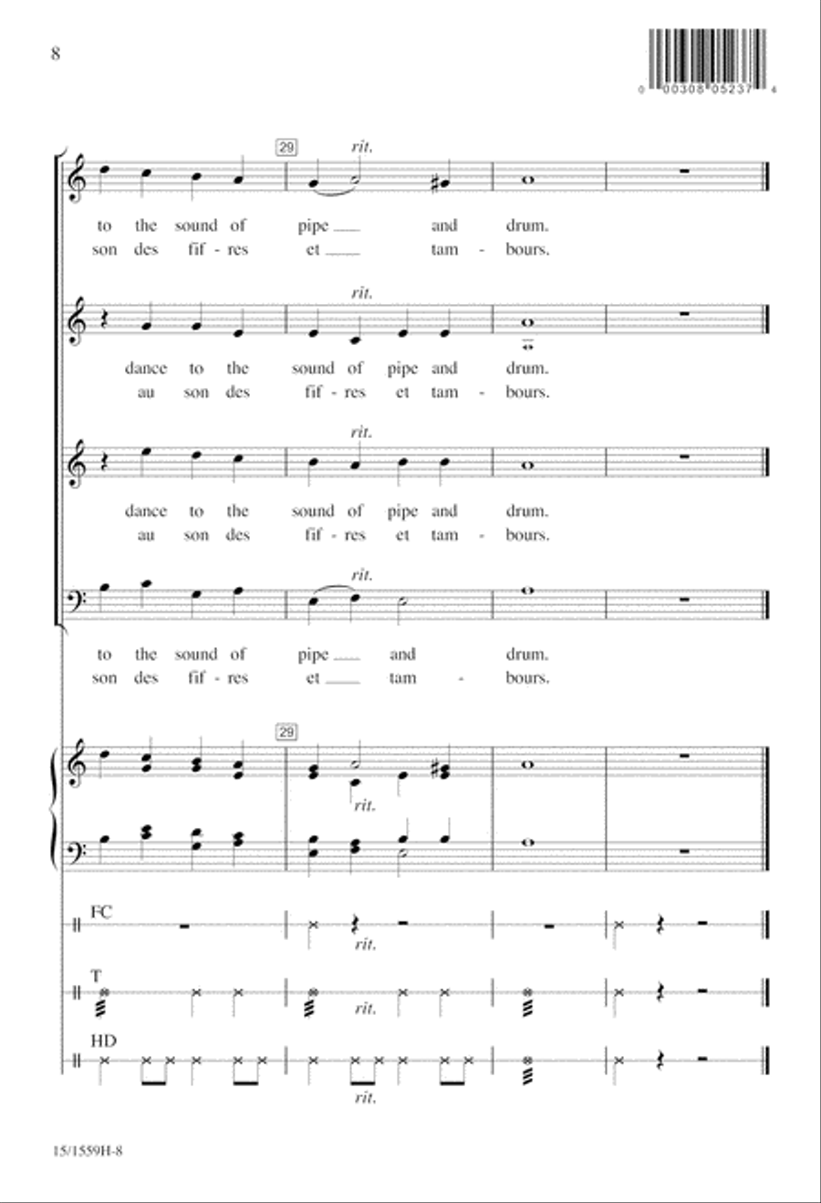 The Sound of Pipe and Drum 4-Part scores gallery preview page 8