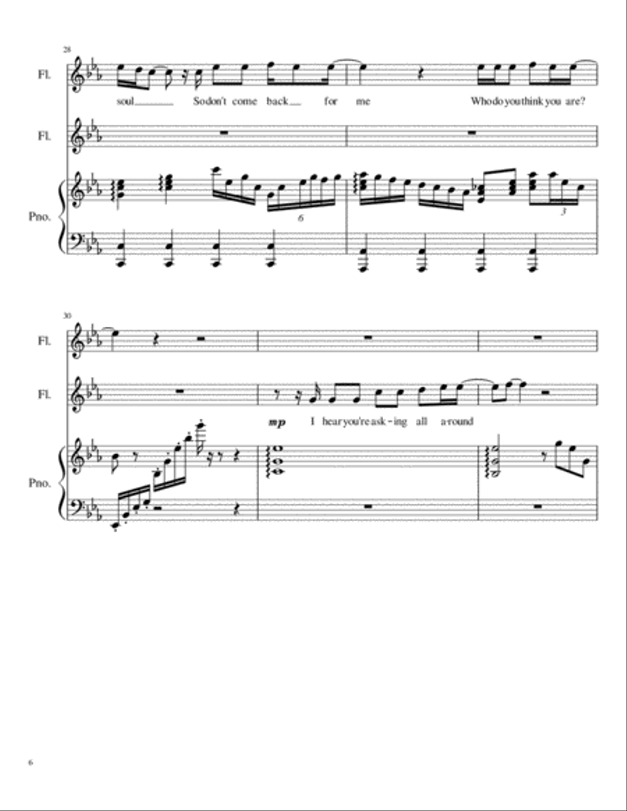 Jar Of Hearts Jar Of Hearts Piano scores gallery preview page 6