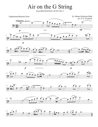 Air On the G String (Baritone Horn/Euphonium solo)