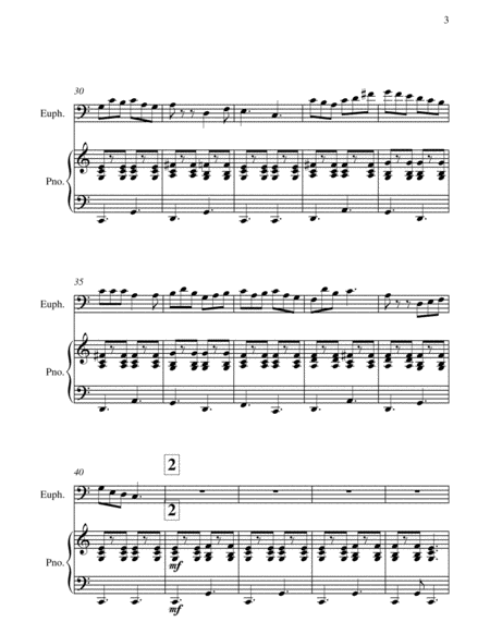 Pop Goes the Weasel - Theme and Variations For Euphonium and Piano image number null