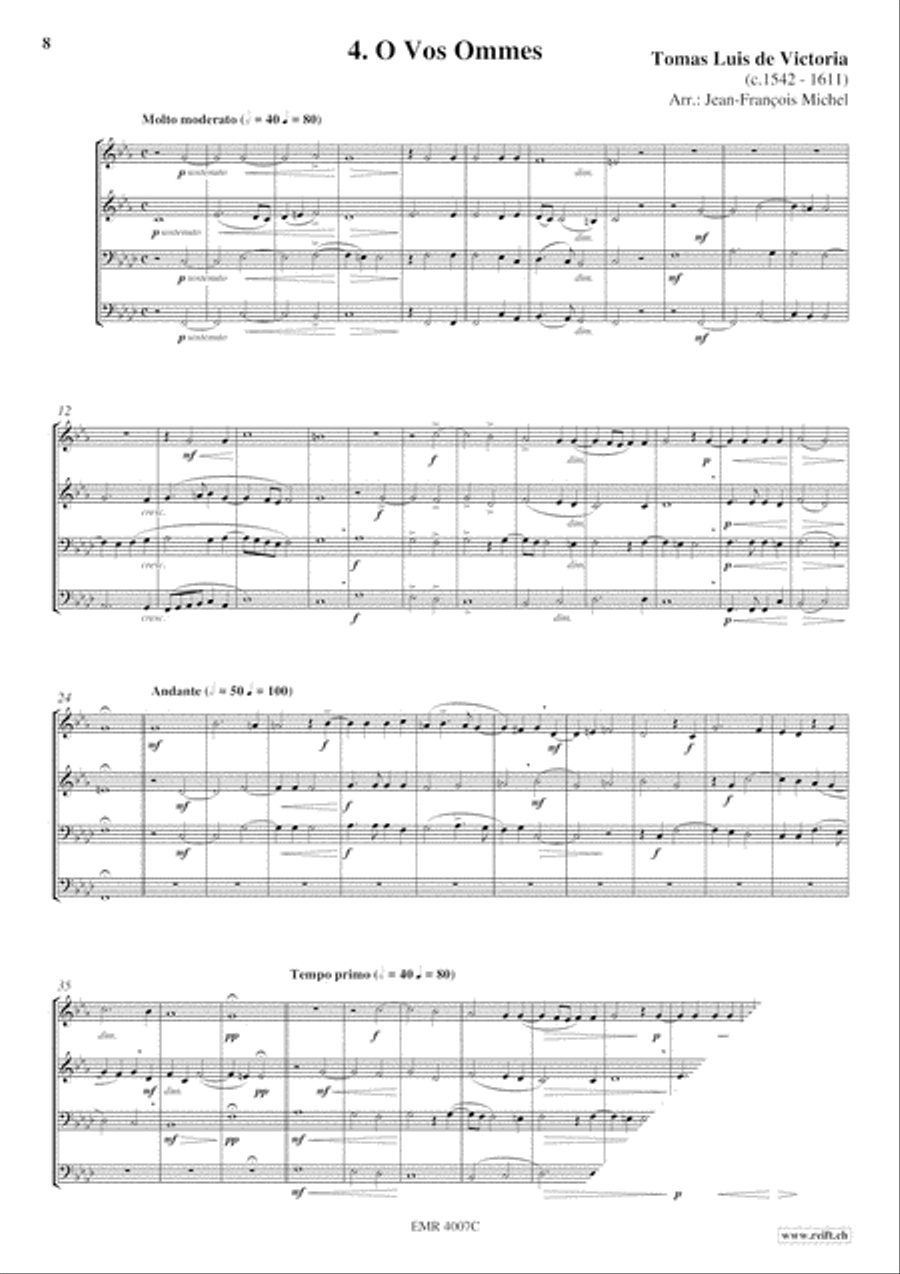 Quartet Album Brass Ensemble scores gallery preview page 6