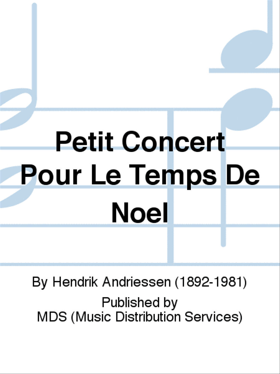 Petit Concert pour le temps de Noel Flute scores gallery preview page 1