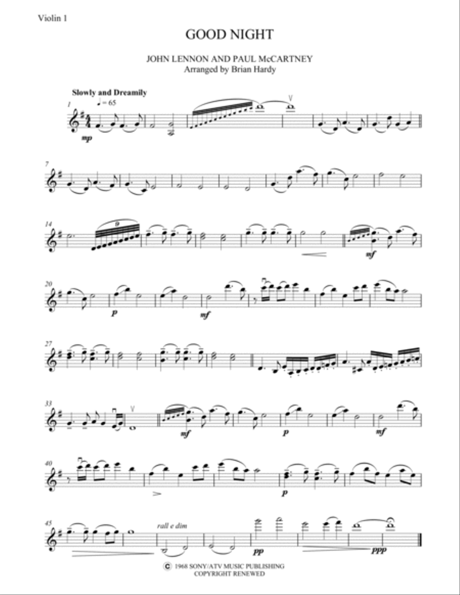 Good Night String Quartet scores gallery preview page 4
