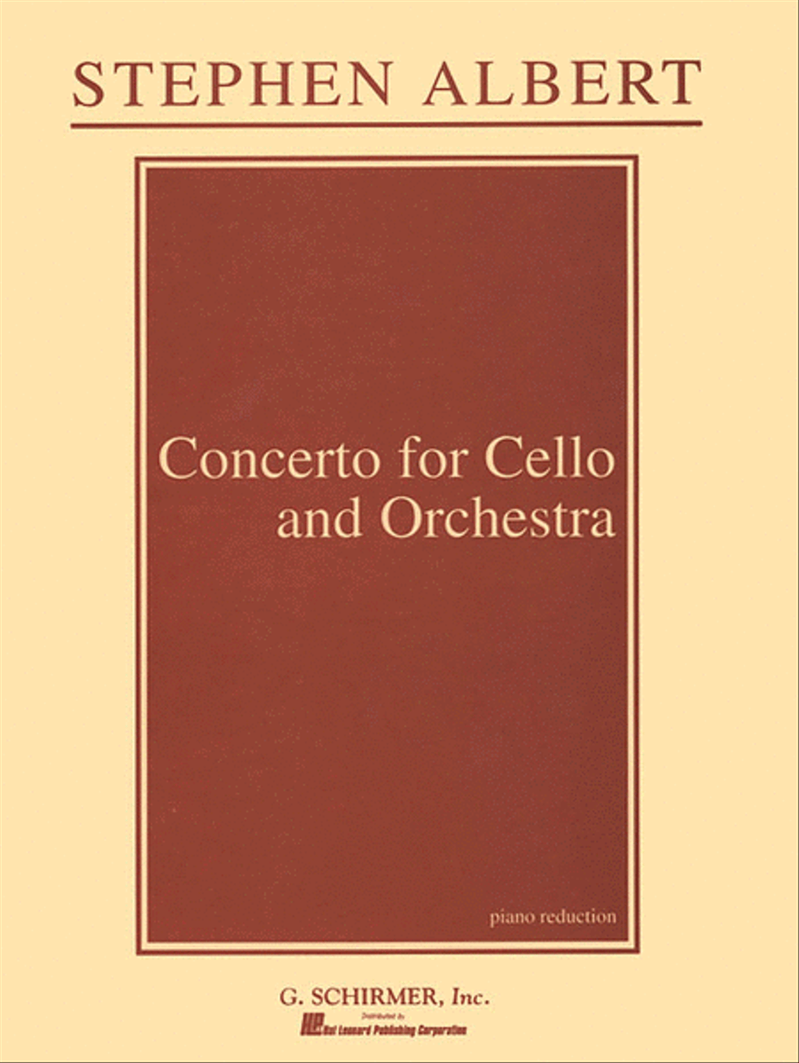 Concerto for Cello and Orchestra Orchestra scores gallery preview page 1