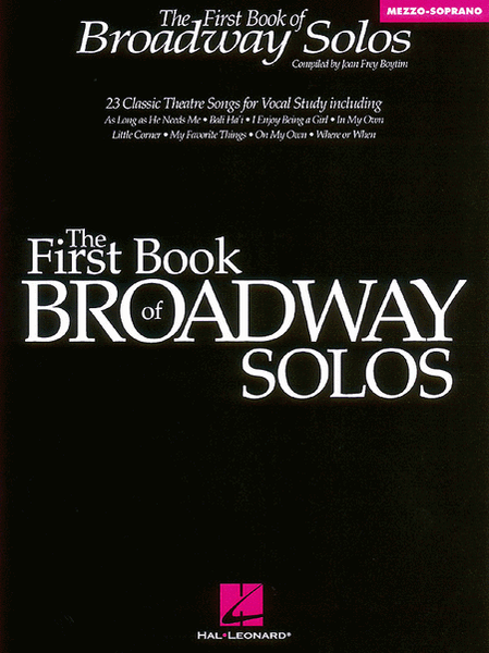 The First Book of Broadway Solos