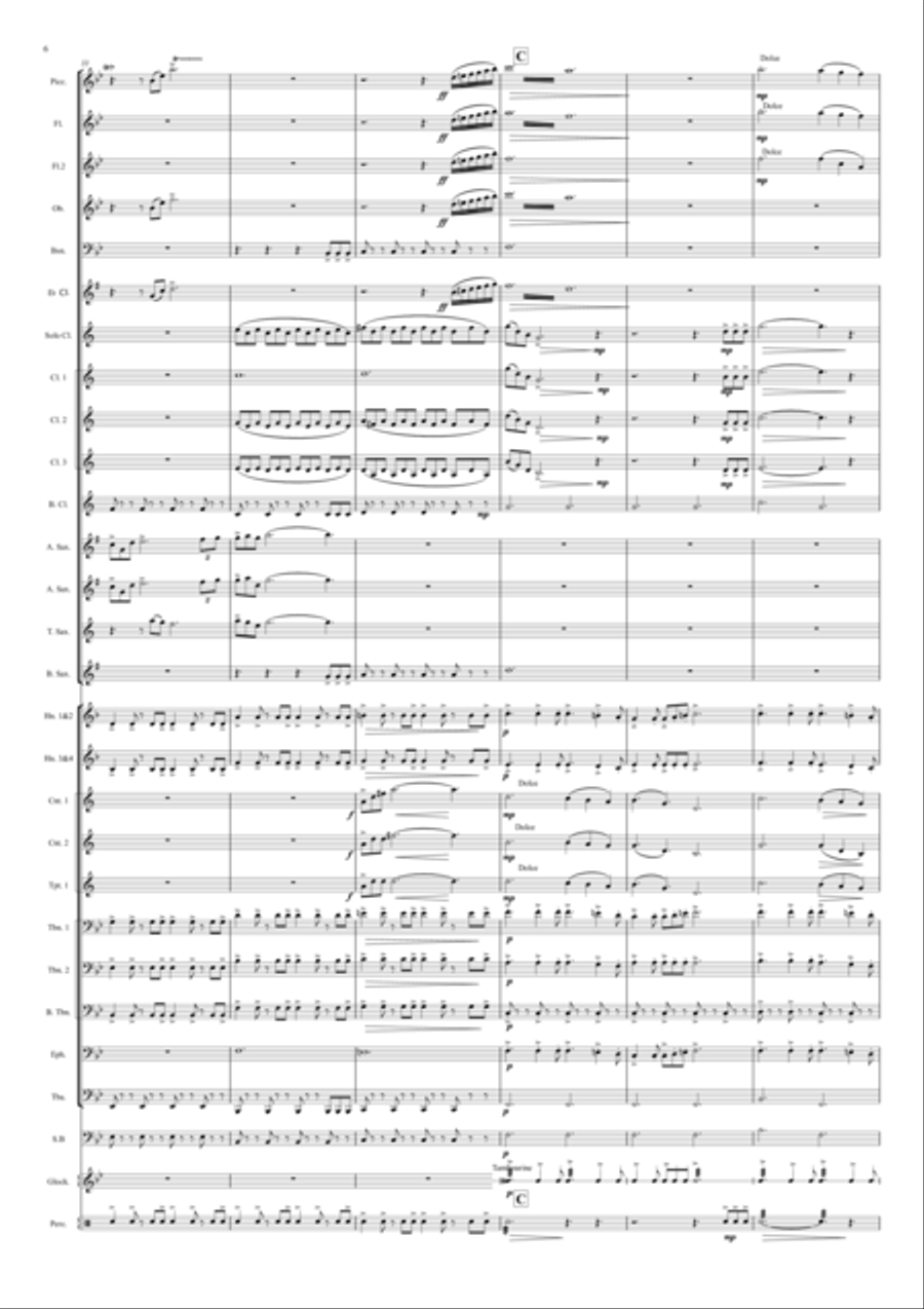 Benna's Meadow Concert Band scores gallery preview page 6