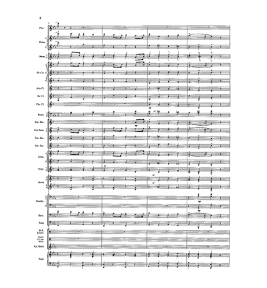 Country Gardens Concert Band scores gallery preview page 3