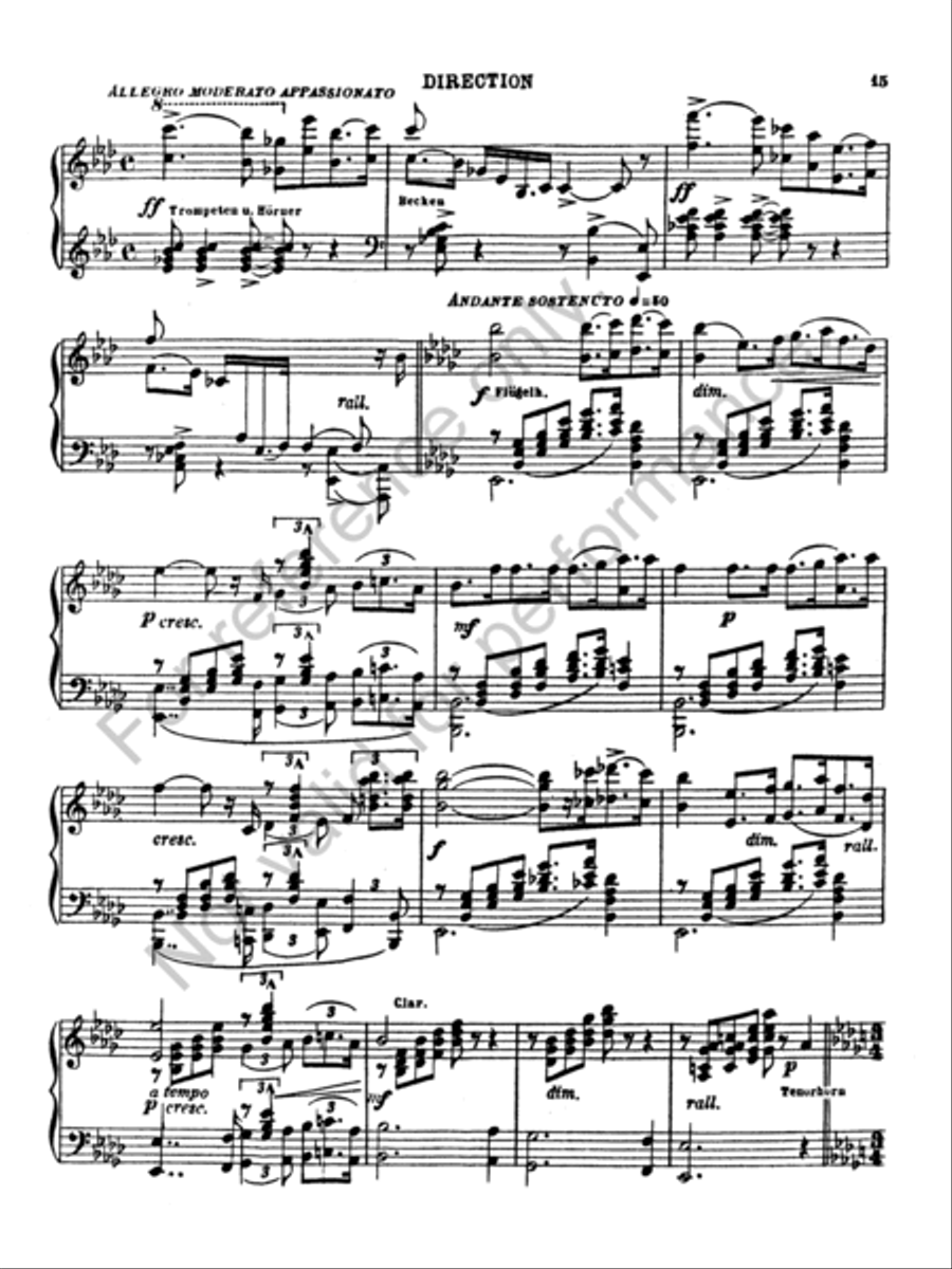 Madame Butterfly Concert Band scores gallery preview page 17