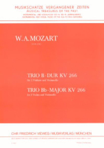 Trio B-Dur KV 266